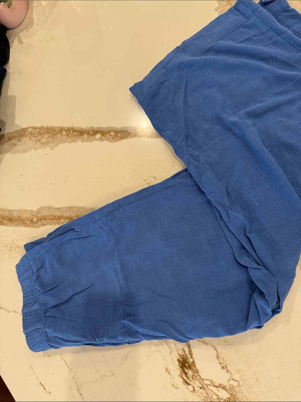 Blue Wide-Leg Women's Pants - Brand: